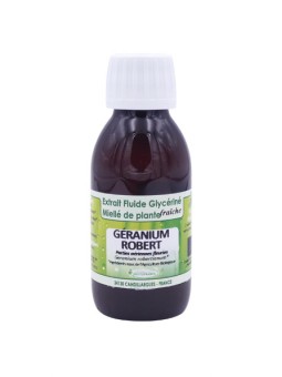 Géranium Robert en extrait fluide glycériné miellé pour réduire l'hypertension artérielle