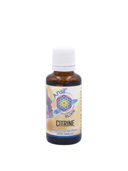 Citrine élixir de cristal stimule le foie, draine les toxines et lutte contre les dépressions