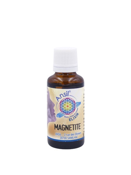 Magnétite élixir de cristal protège des pollutions électromagnétiques, régénère les cellules et apporte la force intérieure