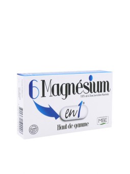 6 en 1 Magnésium - 60...